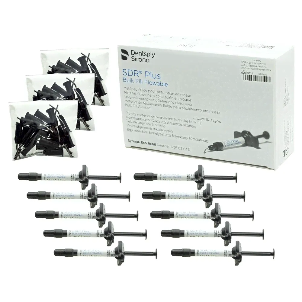 SDR (СДР) syringe refill набор, базовый текучий композитный материал стоматологический (10 х 1 г)-0