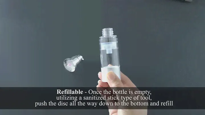 Refillable Airless Pump Bottle 1fl. oz.
