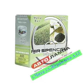 A-60+EIKOSHA Ароматизатор меловой SPIRIT REFILL - GREEN TEA Зеленый чай