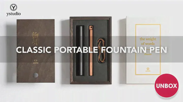 Ystudio Portable Classic Fountain Pen unbox