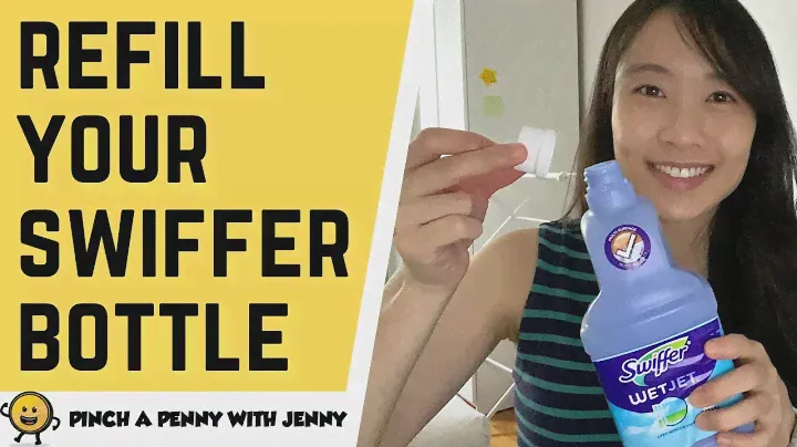 How to Refill Swiffer Wet Jet Bottle & Reusable Pads | FRUGAL LIVING 🤑