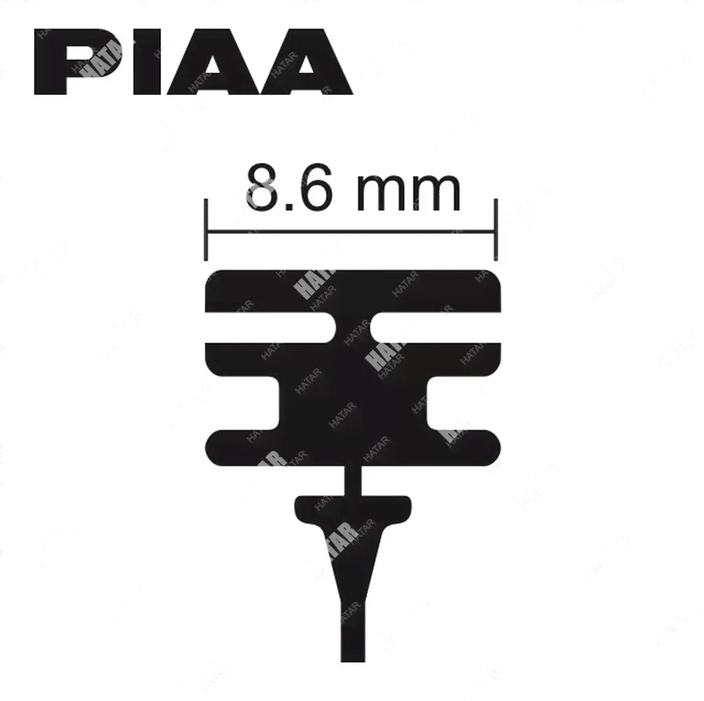 PIAA Wiper refill super graphite резинка с графитовым покрытием для щеток стеклоочиcтителя оем 17/430 мм WLR43-0