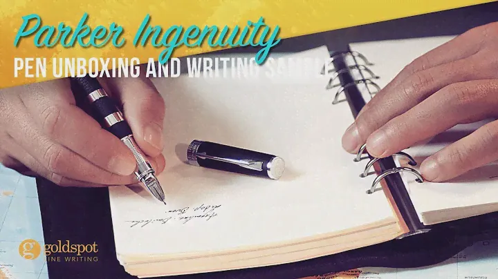 Parker Ingenuity 5th Mode Pen Unboxing and Writing Sample