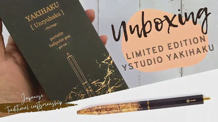 Ystudio YAKIHAKU Portable Ballpoint Pen LIMITED EDITION (Unboxing) | Cityluxe