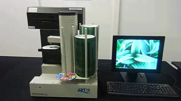Zeus / Olympus 4H Automated CD DVD BD Publisher w/ SpeedJet Inkjet Printer & 420 Disc Capacity