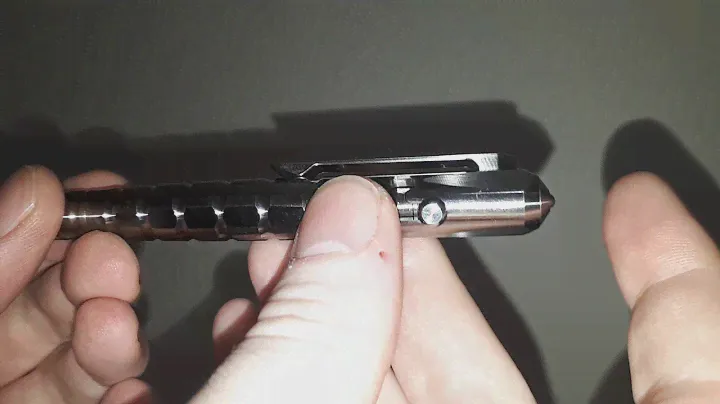 RovyVon Commander C10 Solid Titanium Bolt Action Pen - Takes Parker & Fisher refills