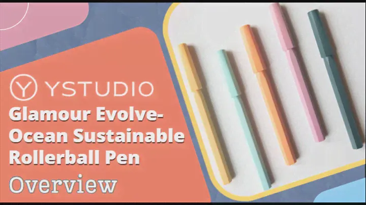 YSTUDIO Ocean Sustainable Rollerball Pens: Overview and Features