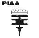 PIAA Wiper refill super graphite резинка с графитовым покрытием для щеток стеклоочиcтителя оем 17/430 мм WLR43