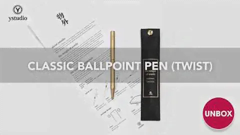 Ystudio Classic Ballpoint Pen Twist unbox