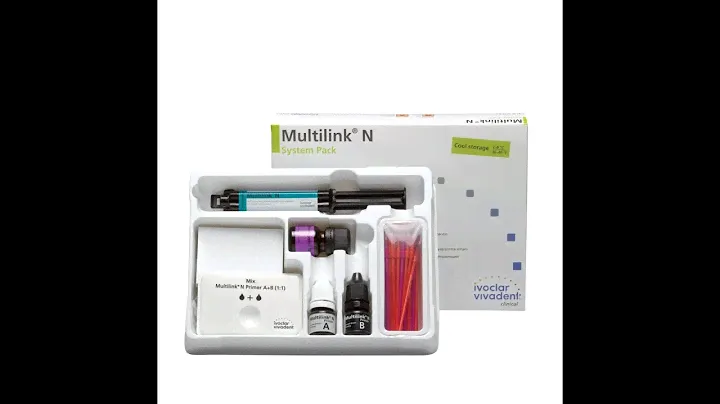 (Newmediro Dentalo)  How to use Multilink N System Pack Resin Cement  멀티링크 N 시스템 팩 / 레진 시멘트   •